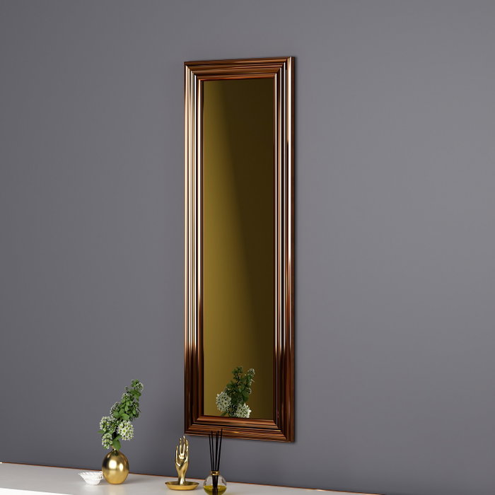 Hanah Home Espejo de Vestidor con Marco de Bronce